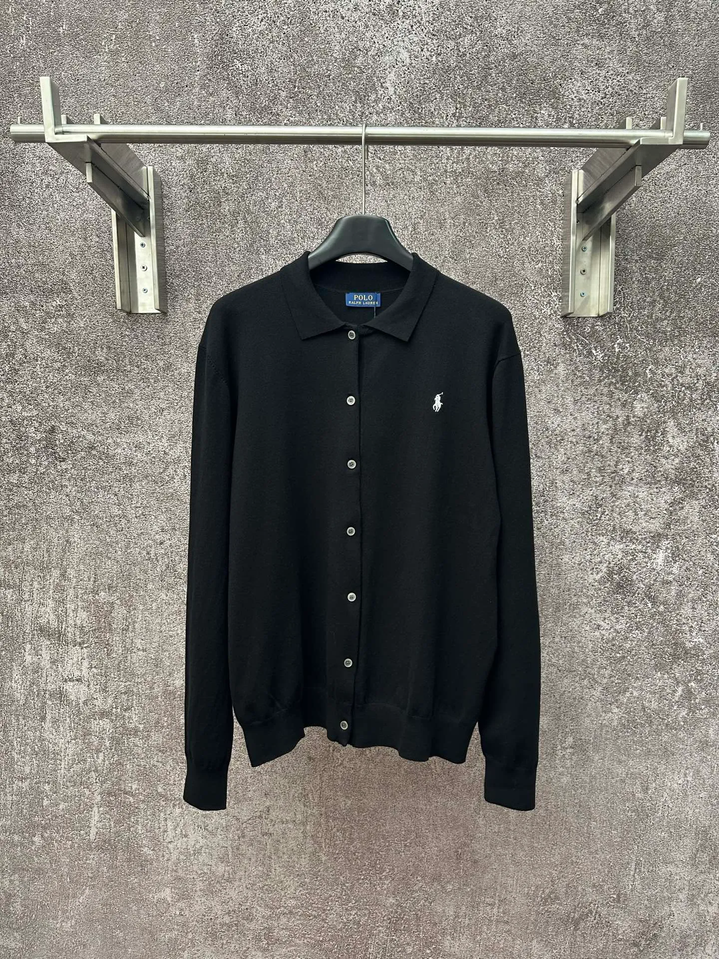 P470 POLO Ralph Lauren 25ss new pony embroidered long-sleeved lapel cardigan Size: S M L XL